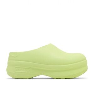 Adidas Neon Green Slip-On Clogs